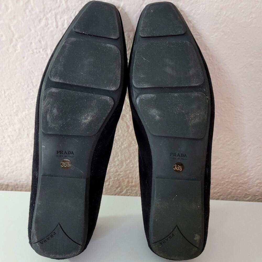 PRADA Flat Loafer Slip On Shoes Size 36.5 Authentic - Picture 4 of 8